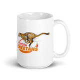 White Ceramic Toyota Cheetahs Mug