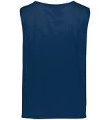 Back Side Navy White Reversible Mesh Sleeveless Pinnie