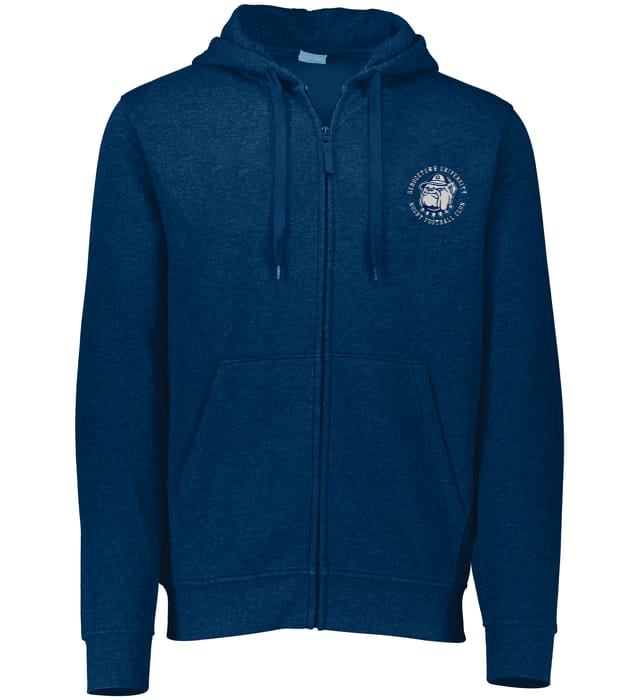 Navy Blue Georgetown University Fleece Full Zip Hoodie 