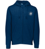 Navy Blue Georgetown University Fleece Full Zip Hoodie 