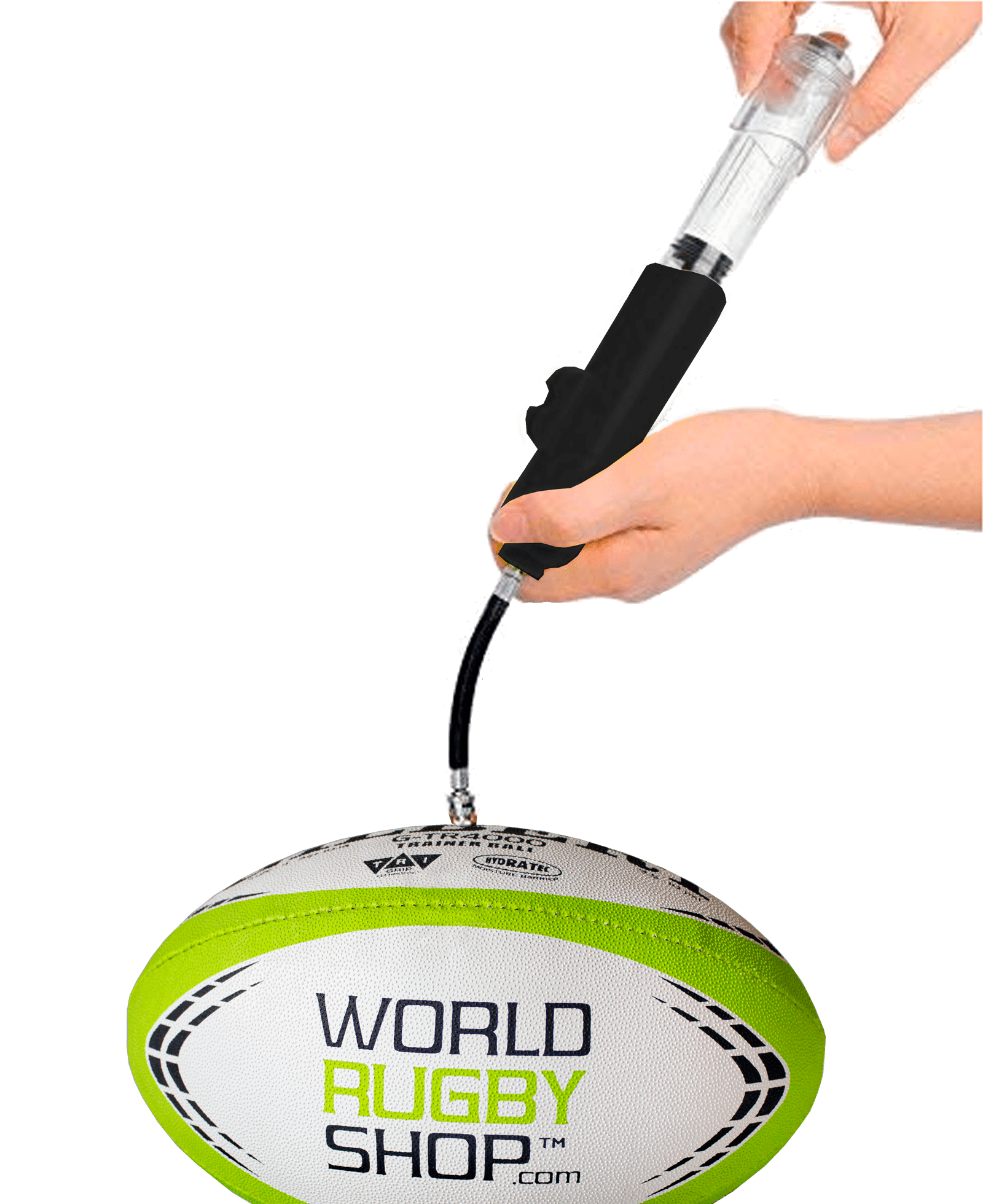 Portable Hand Ball Pump by World Rugby Shop