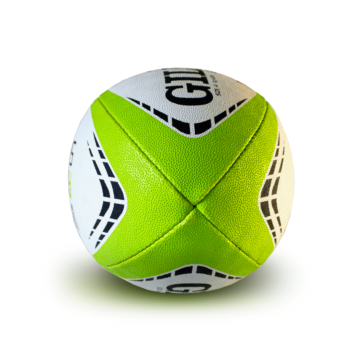 End cap where the 4 panels come together on the rugby training ball G-TR4000 by Gilbert