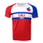 Chile Rugby Shirt in white, red and blue with a flag crest on the chest