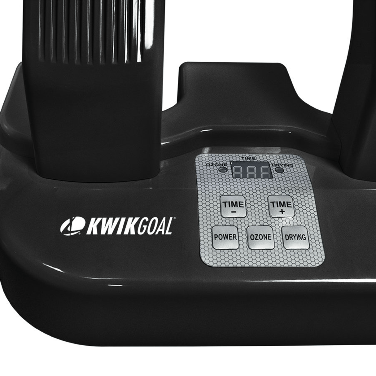 Close Up of Rugby Boot Dryer Base With Controls