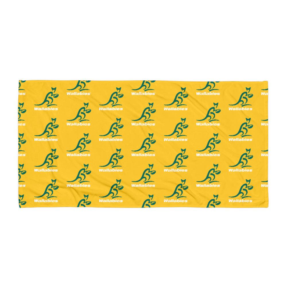 An Australia Wallabies towel.