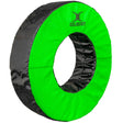 A Gilbert 40" Green Rugby Tackle Ring on a white background.