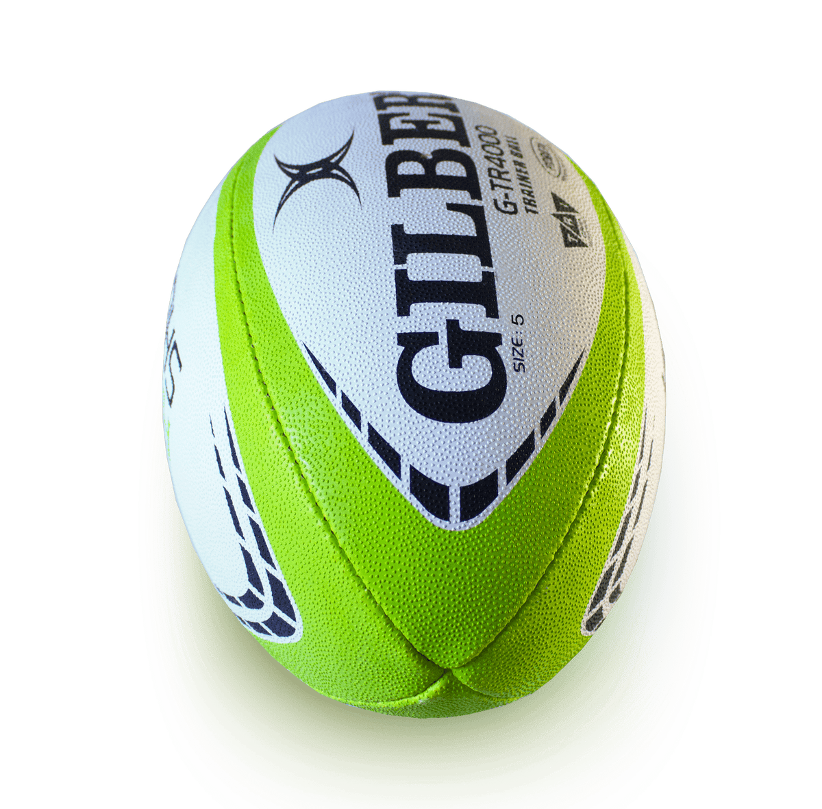 Gilbert WRS GTR4000 Rugby Training Ball Size 5 Set of 3 + Kicking Tee