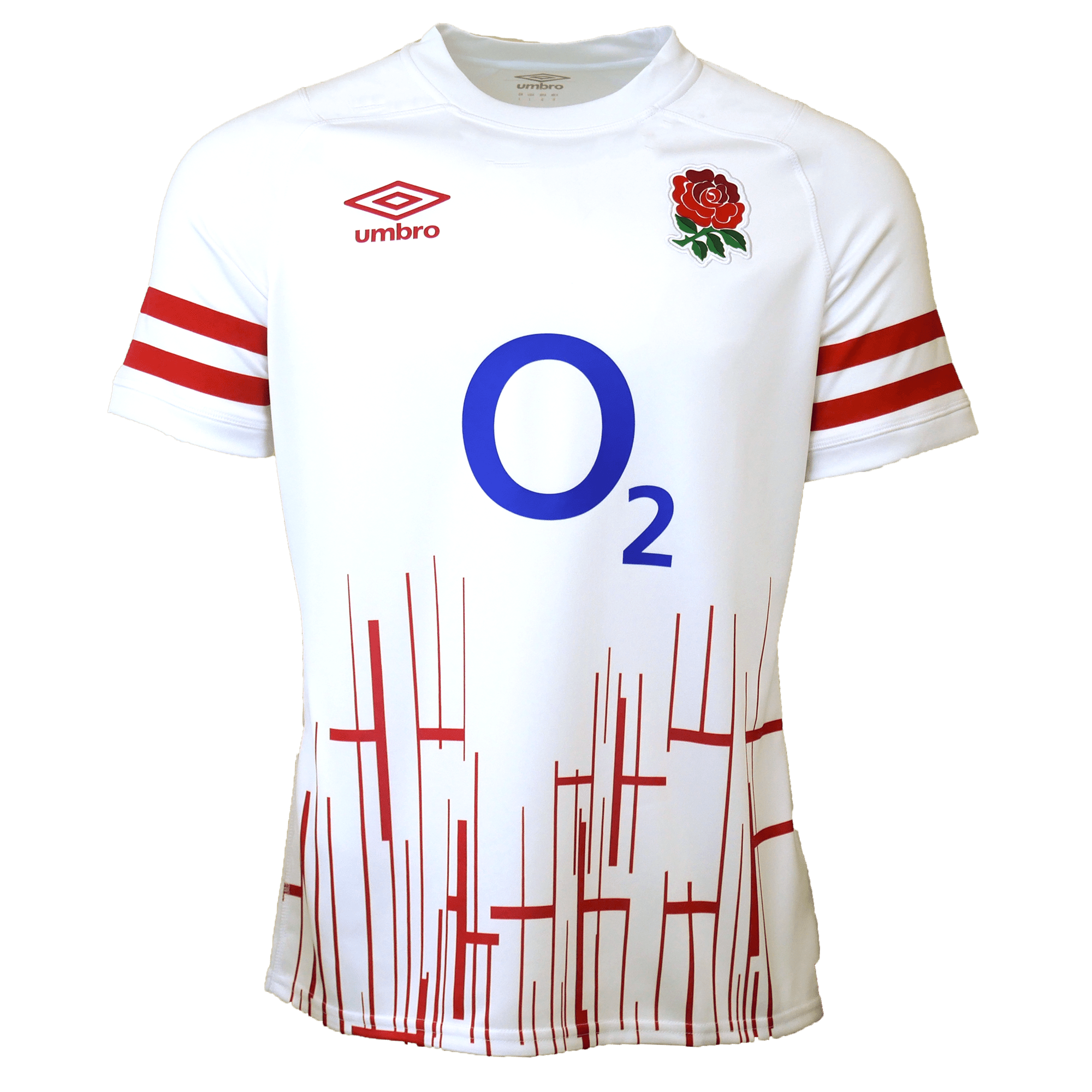 England RFU Home Replica Rugby Jersey 22/23 by Umbro - White