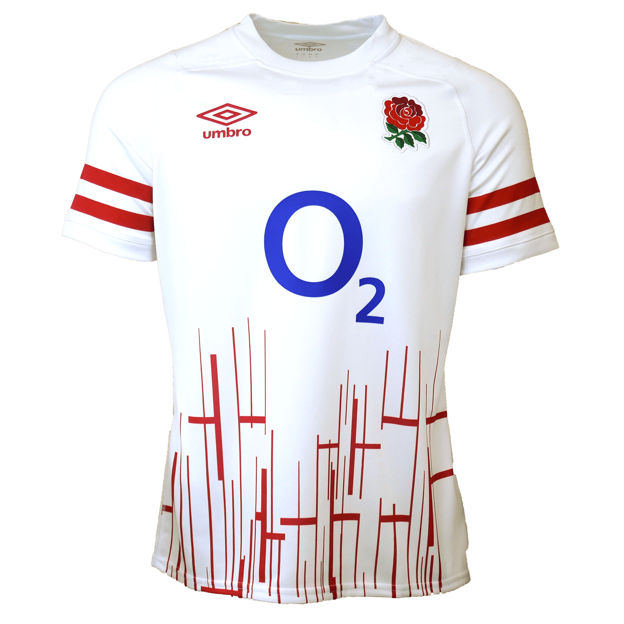 England RFU Home Replica Rugby Jersey 22 23 by Umbro White