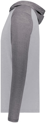 The Fiji Vintage Raglan Hoodie is a woman's long sleeved shirt with a hood.
