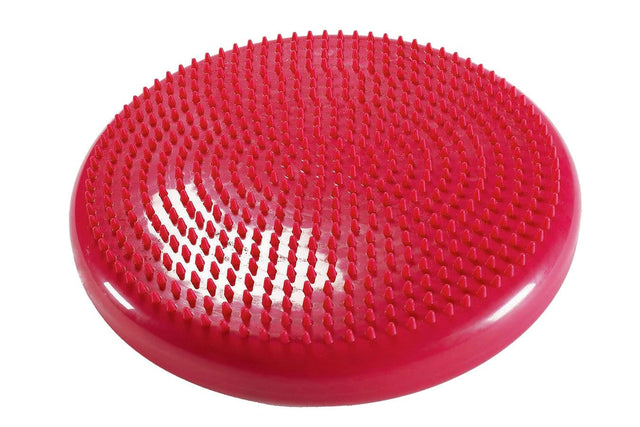Close Up of Red Wobble Pillow