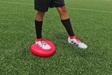 Red Wobble Pillow Being Used by Athlete