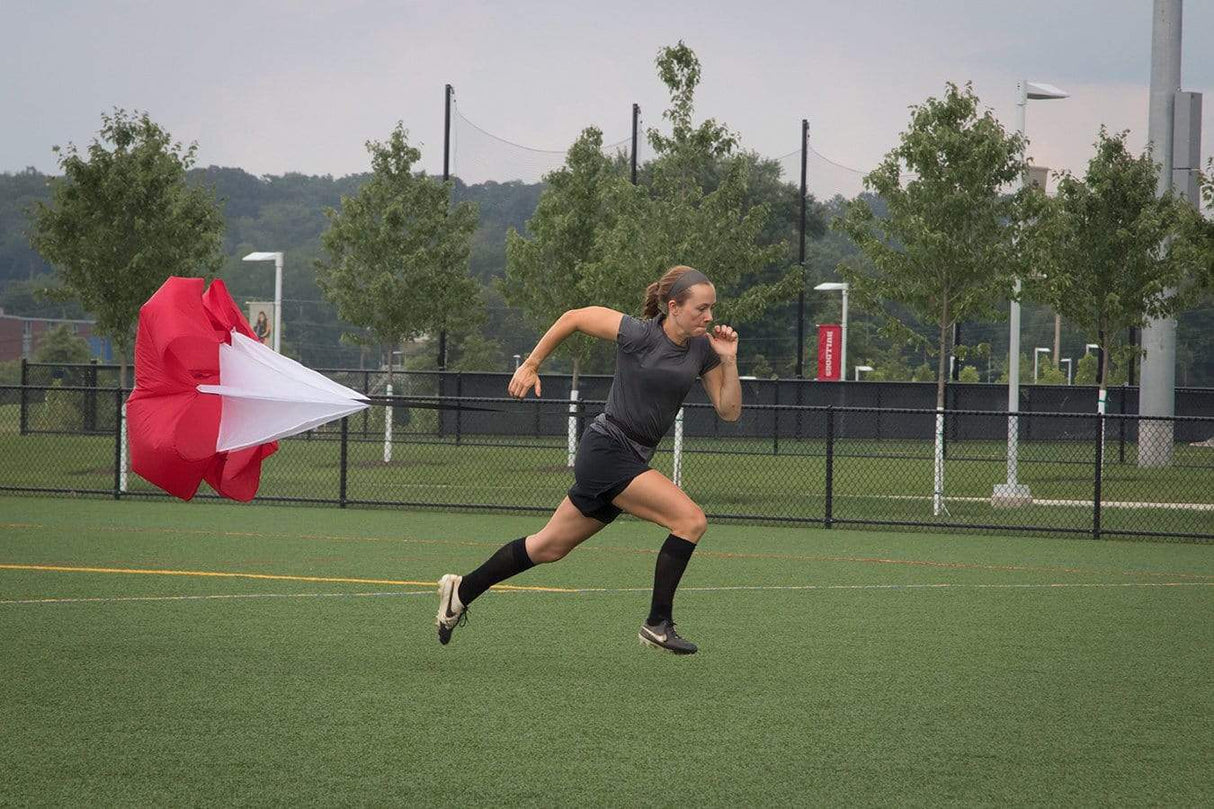 Athlete Demonstrating Use of Resistance Chute