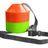 a Kwik Goal neon orange and green Mini Cones Disc Kit bag with a black strap.