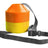 A yellow and orange cup with a strap, perfect for training sessions and used with our Kwik Goal Mini Cones Disc Kit.