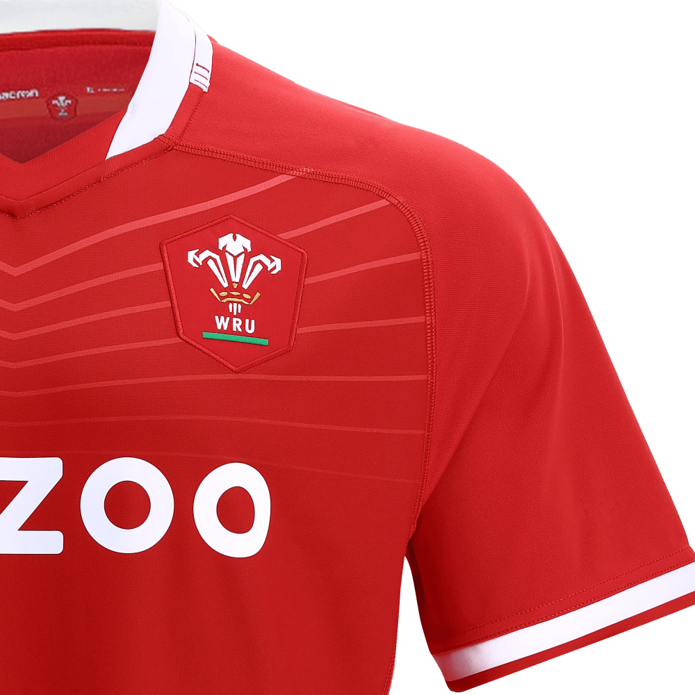 Macron Wales WRU 22/23 Away Mens Pathway Rugby Union Shirt Slim Fit Sizes S-6XL Macron Wales WRU 22/23 Away Mens Pathway Rugby Union Shirt Slim Fit Sizes S-6XL