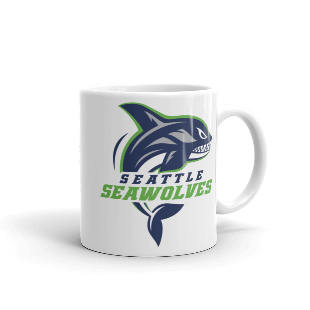 Official PF LIC Seattle Seawolves Rugby Mug.