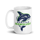Official PF LIC Seattle Seawolves rugby mug.