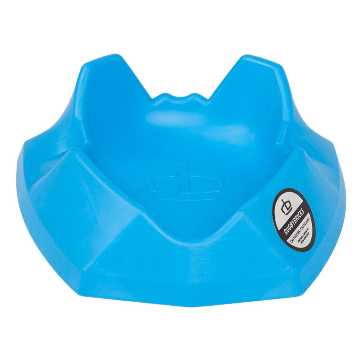 Blue kicking tee.