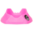 Rugby Bricks Wolf Kicking Tee w/ Two Front Teeth Hot Pink Side View