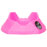 Rugby Bricks Wolf Kicking Tee w/ Two Front Teeth Hot Pink Side View