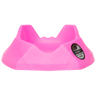 Rugby Bricks Wolf Kicking Tee w/ Two Front Teeth Hot Pink Side View
