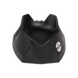 Black low kicking tee with Rugby Bricks logo in the center.