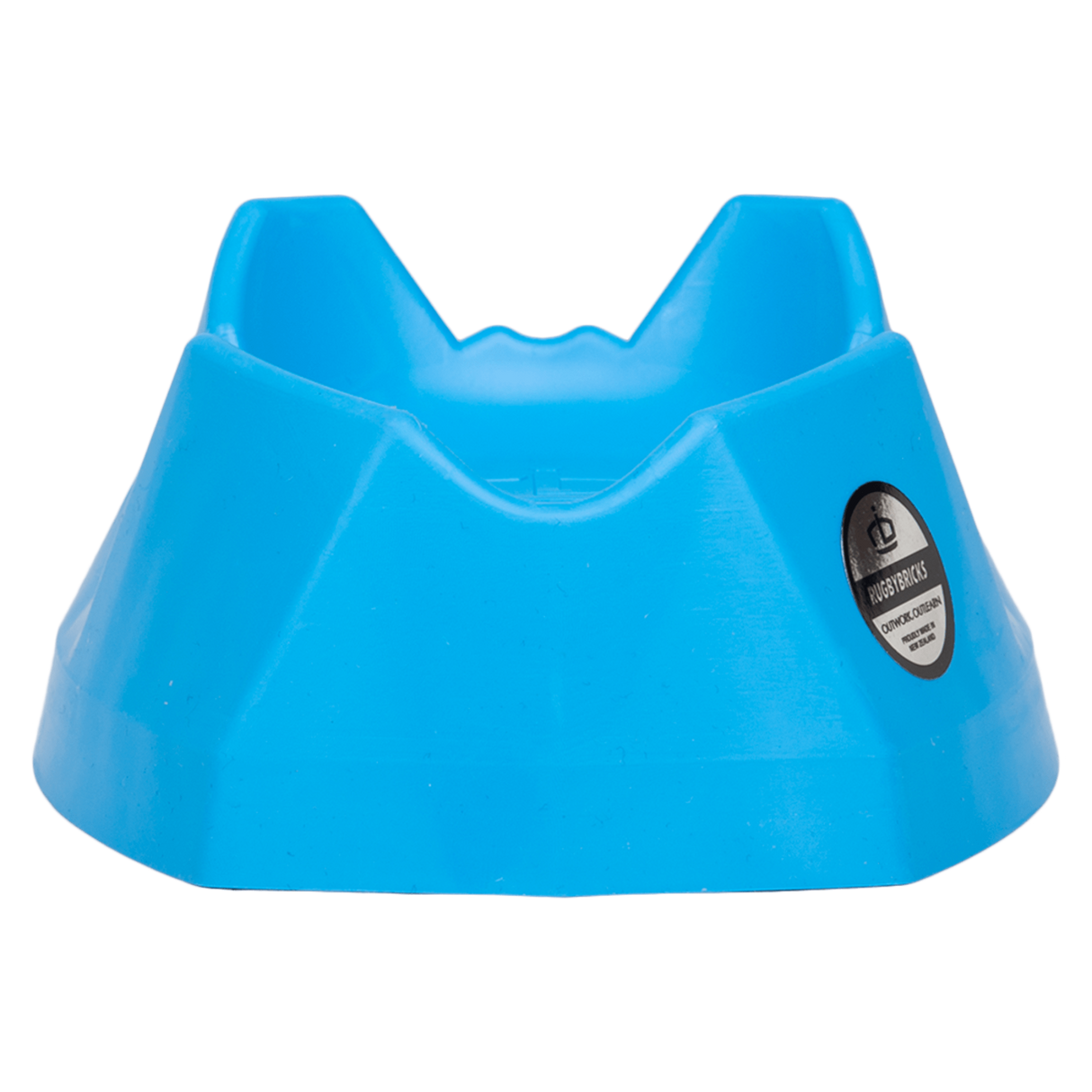 Rugby Bricks Wolf Plus Kicking Tee Blue Side View