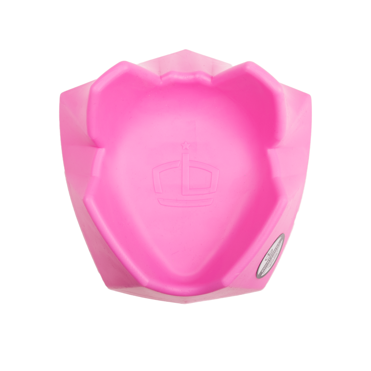 View From Above of Wolf Plus Kicking Tee in Hot Pink