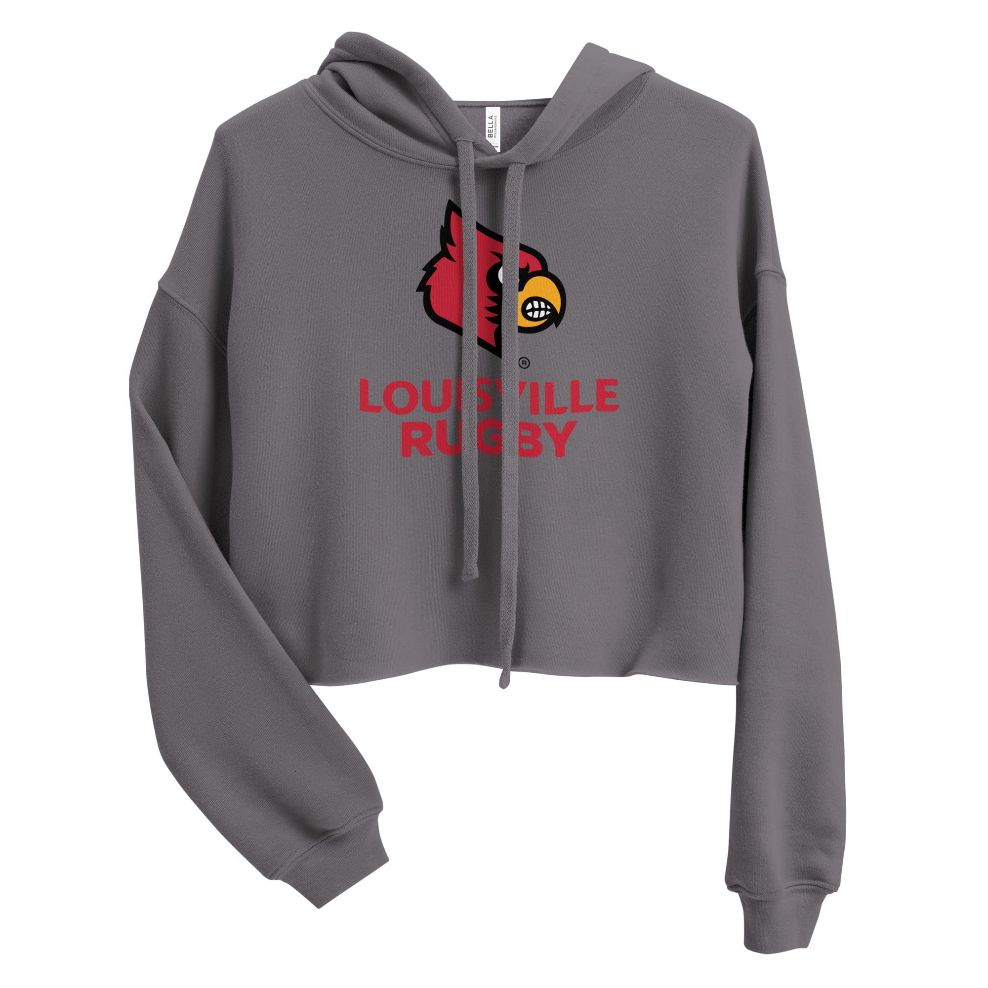 PF University of Louisville Rugby Women's Cropped Hoodie Storm / M