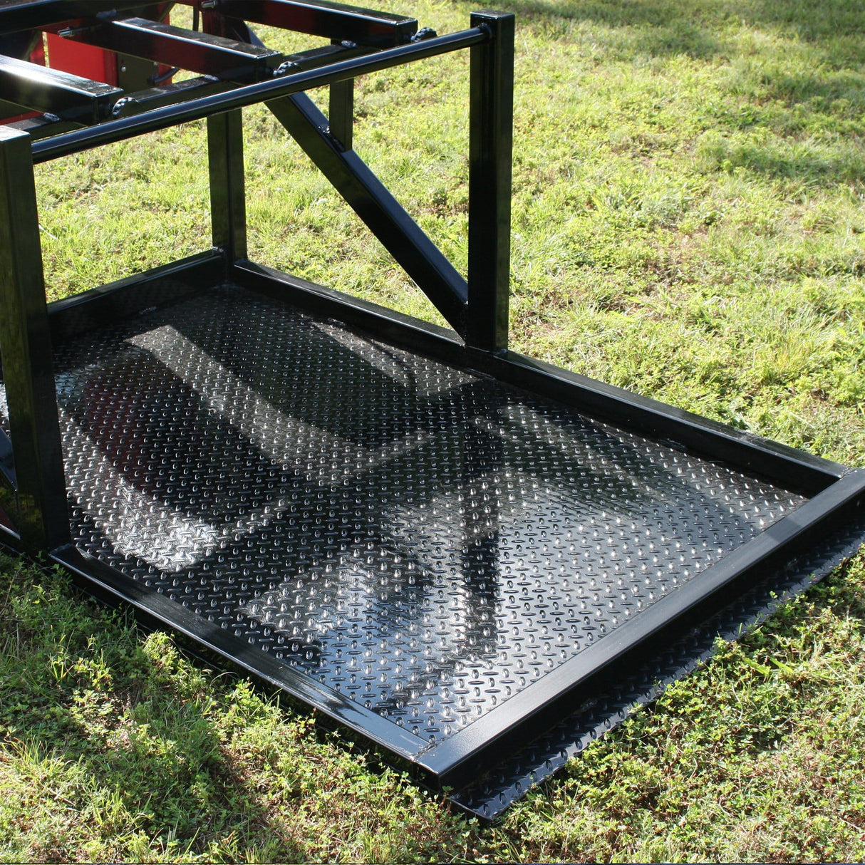 View of Steel Platform on X300 Rugby Scrum Sled