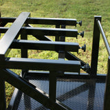 Close Up View of Knobs to Adjust Scrum Sled Tension