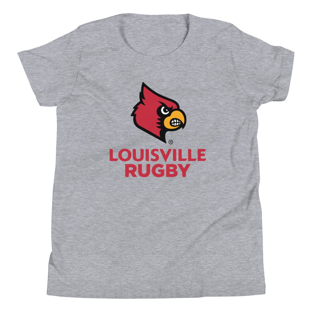 Lids Louisville Cardinals Champion Youth Icon Logo Long Sleeve Basketball T- Shirt